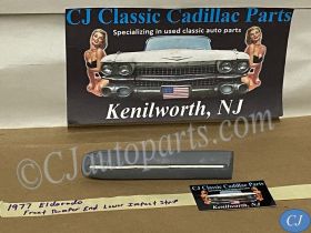 OEM 1975 1976 1977 1978 CADILLAC ELDORADO FRONT BUMPER END LOWER IMPACT STRIP CUSHION #1605345